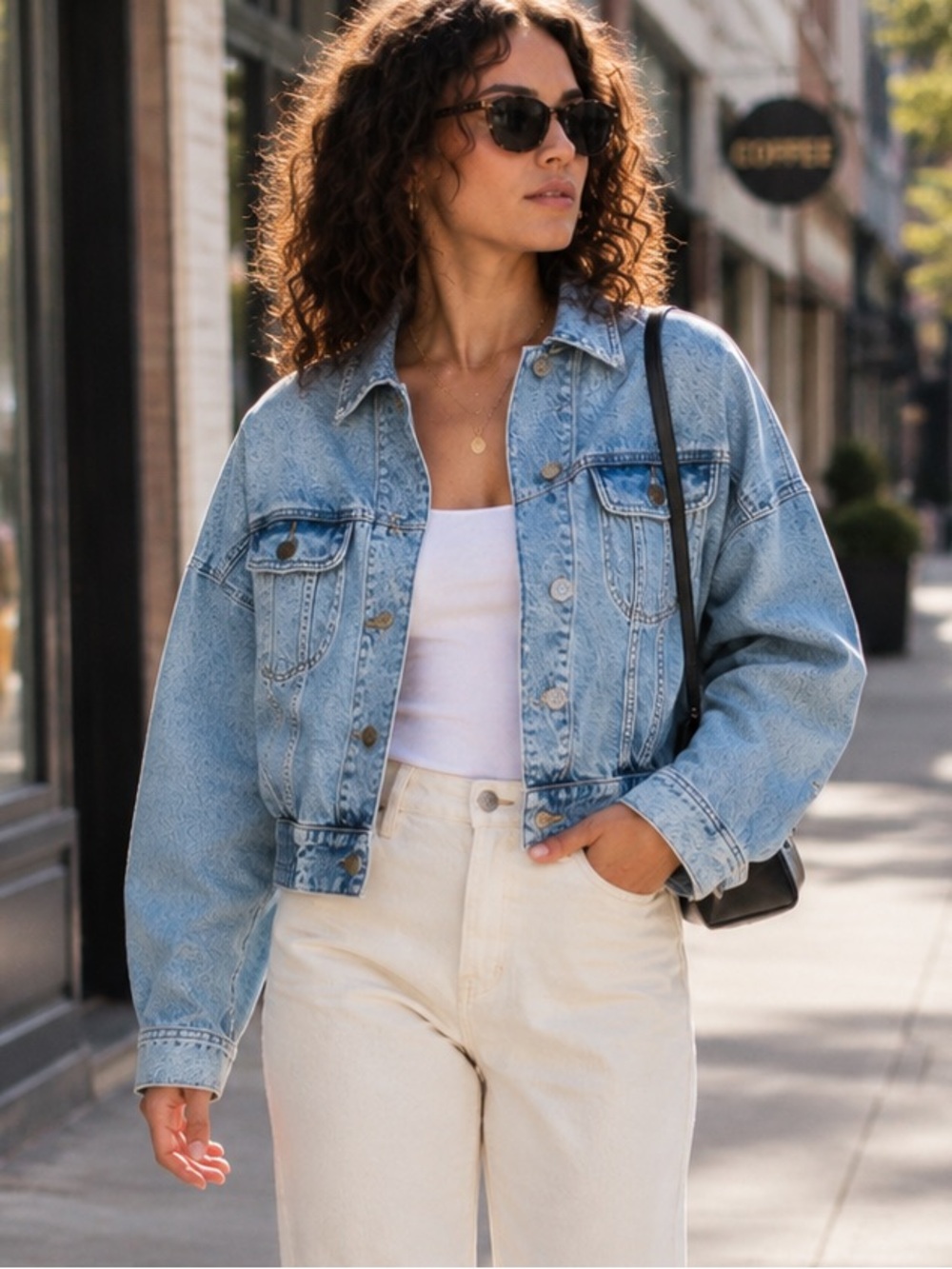 Lee Rider Denim Jacket XS Light Wash Oversized Cinched Waist NWOT Batwing